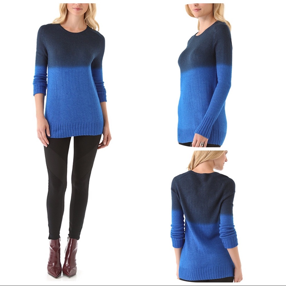 ✖️SOLDTHEORYAlpaca Silk Kazia Leuna Ombré Sweater - Picture 1 of 8
